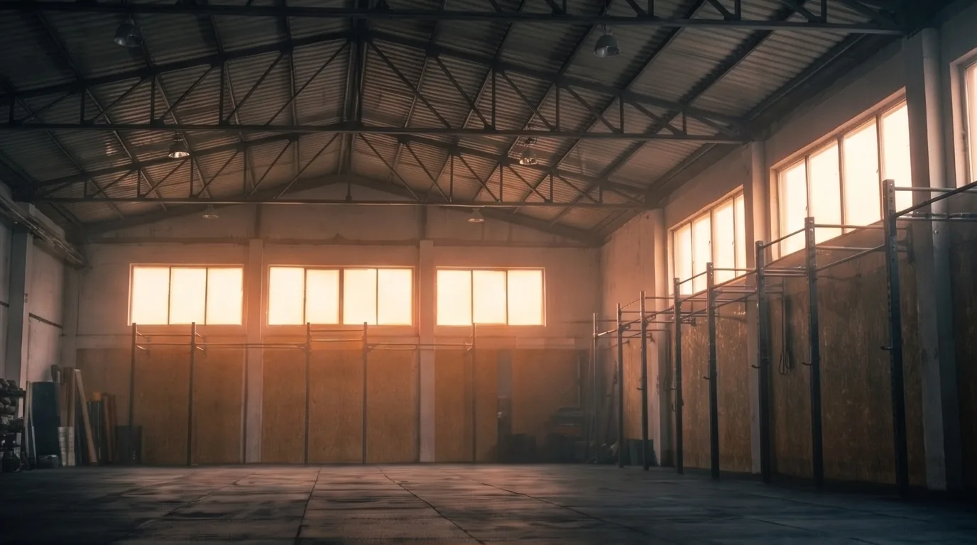 Main training floor